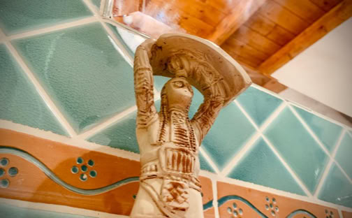 Dettaglio bagno camera della Pernice