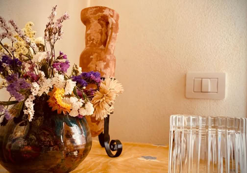 Dettaglio vaso Camera del Mirto